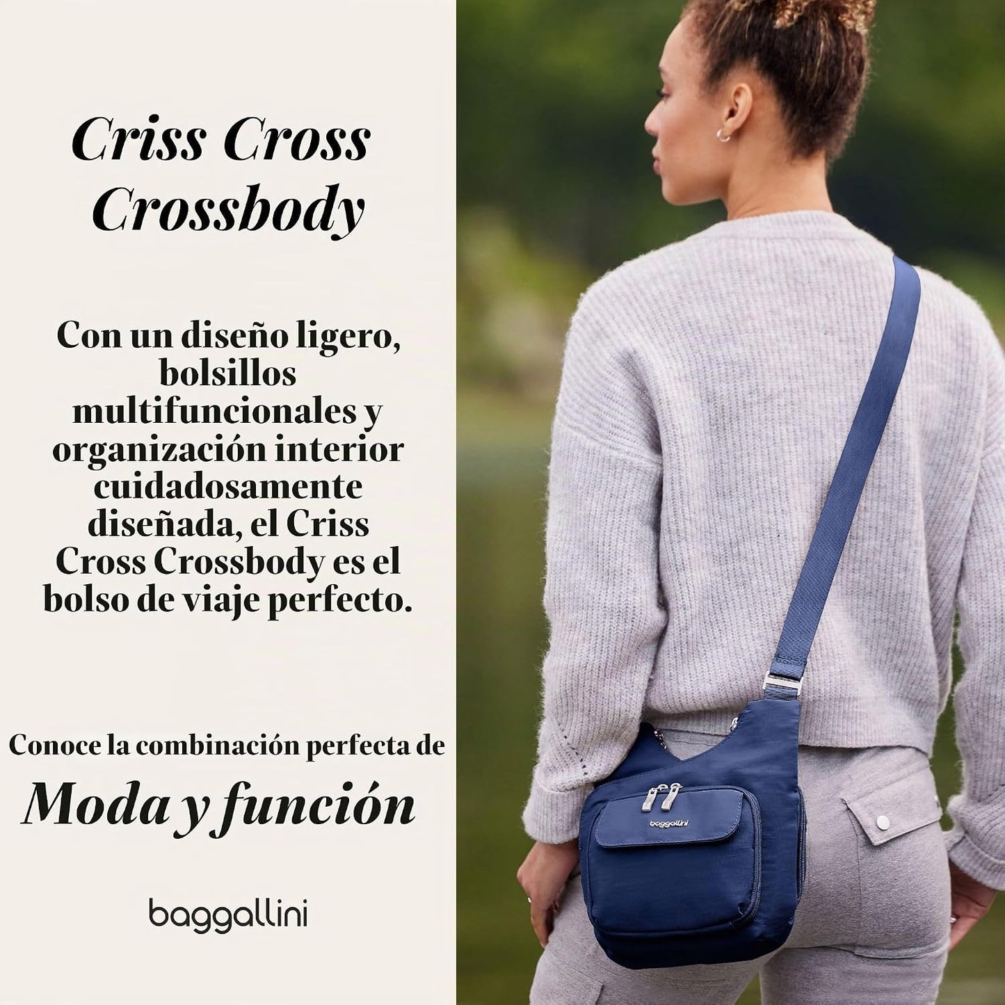 Bolso cruzado Baggallini para mujer