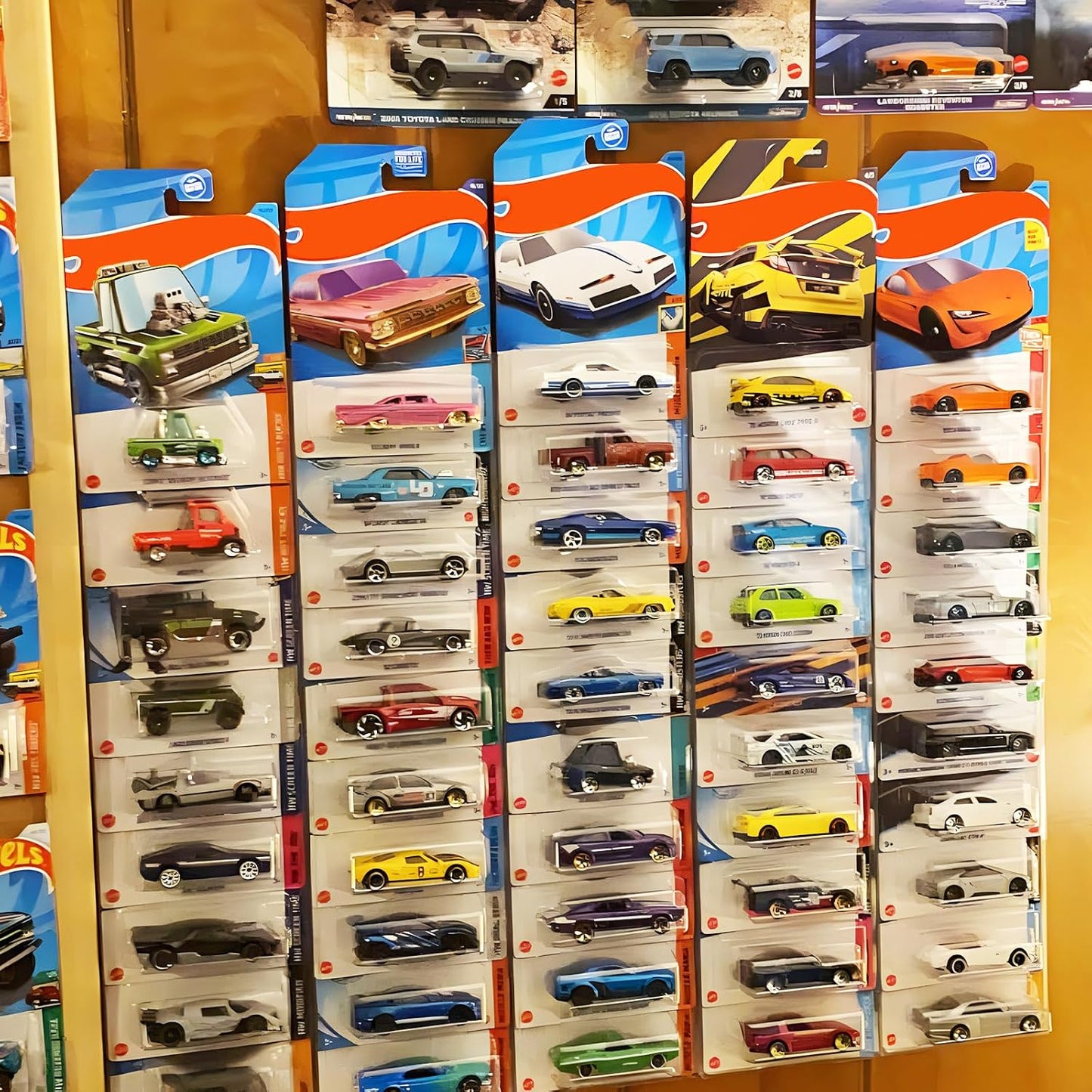 Vitrina de 10 piezas para autos modelo empaquetados para Hot Wheels...