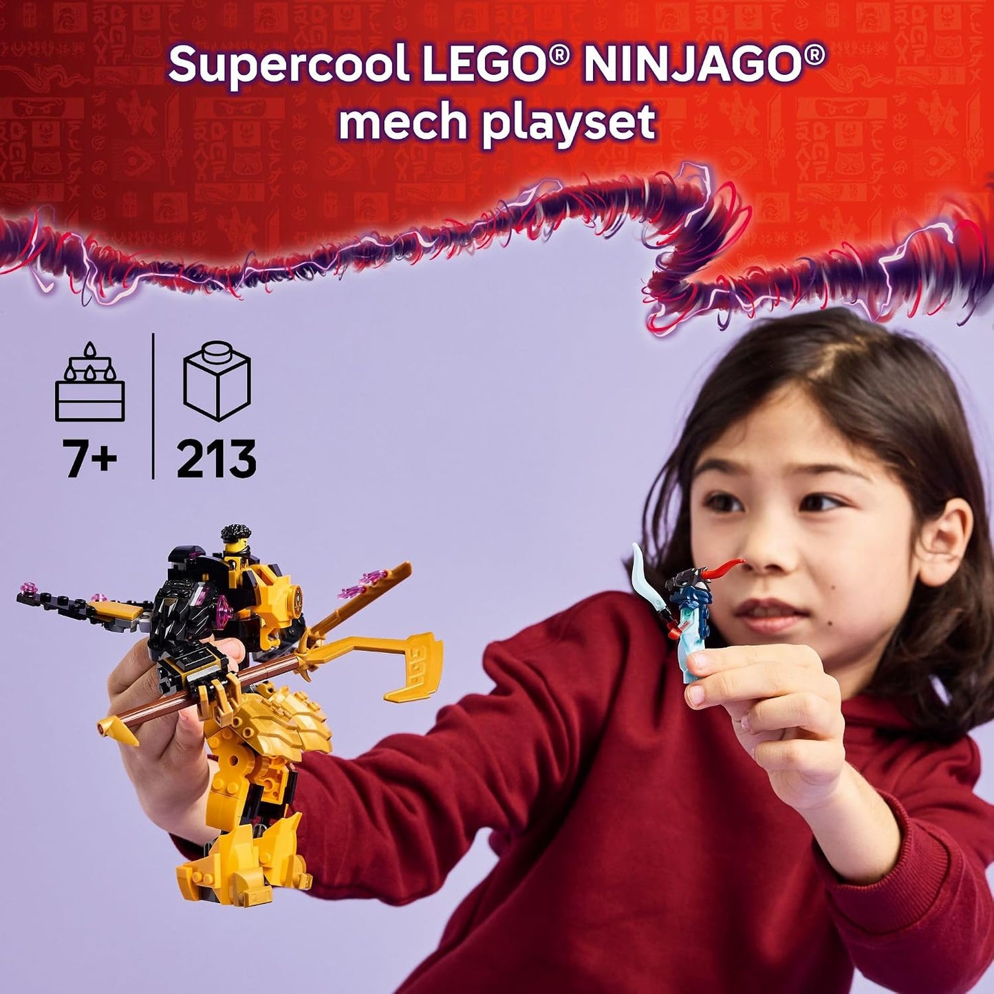 LEGO NINJAGO Arin's Spinjitzu Battle Mech - Juego de construcci...