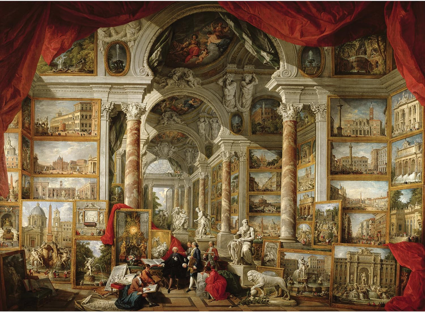 Anatolian Puzzle - Galería con vistas de la Roma moderna Rompecabez...