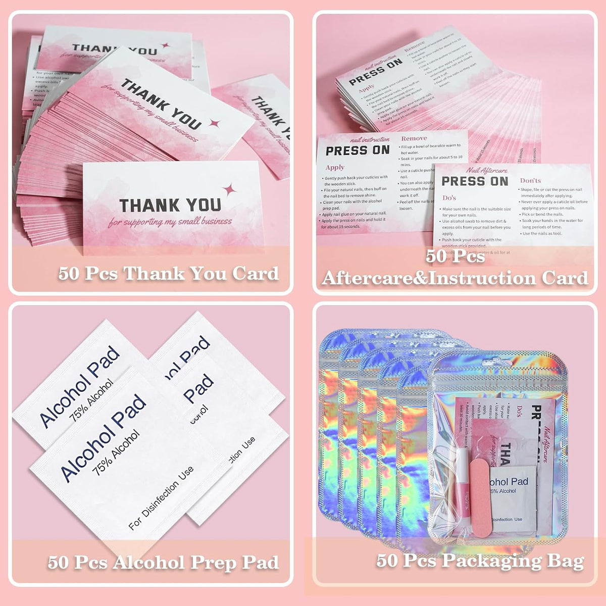 Kit de herramientas para uñas postizas para negocios - Kit desechab...