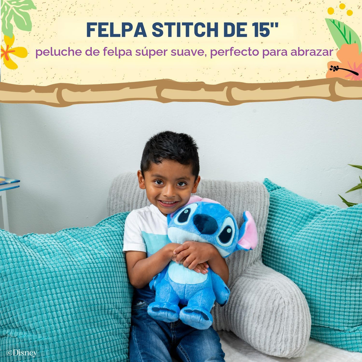 Disney Baby Lilo &amp; Stitch Animal de Peluche Suave y Abrazable J...