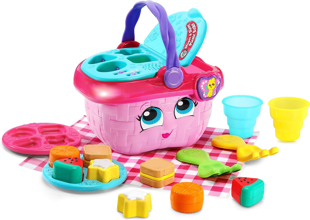 LeapFrog Cesta de Picnic de Formas y Compartir, Rosa