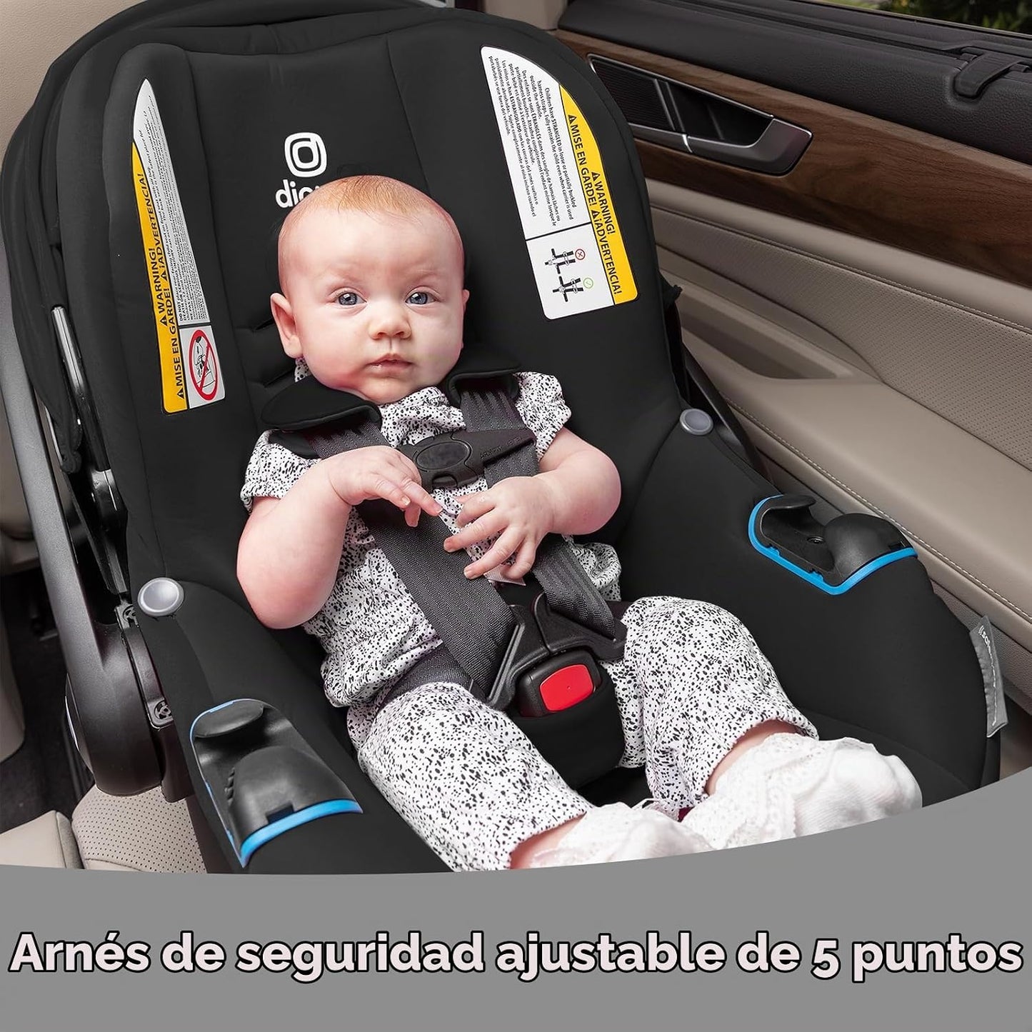 Diono LiteClik30 RXT SafePlus Asiento de Coche Infantil y Base, Ori...