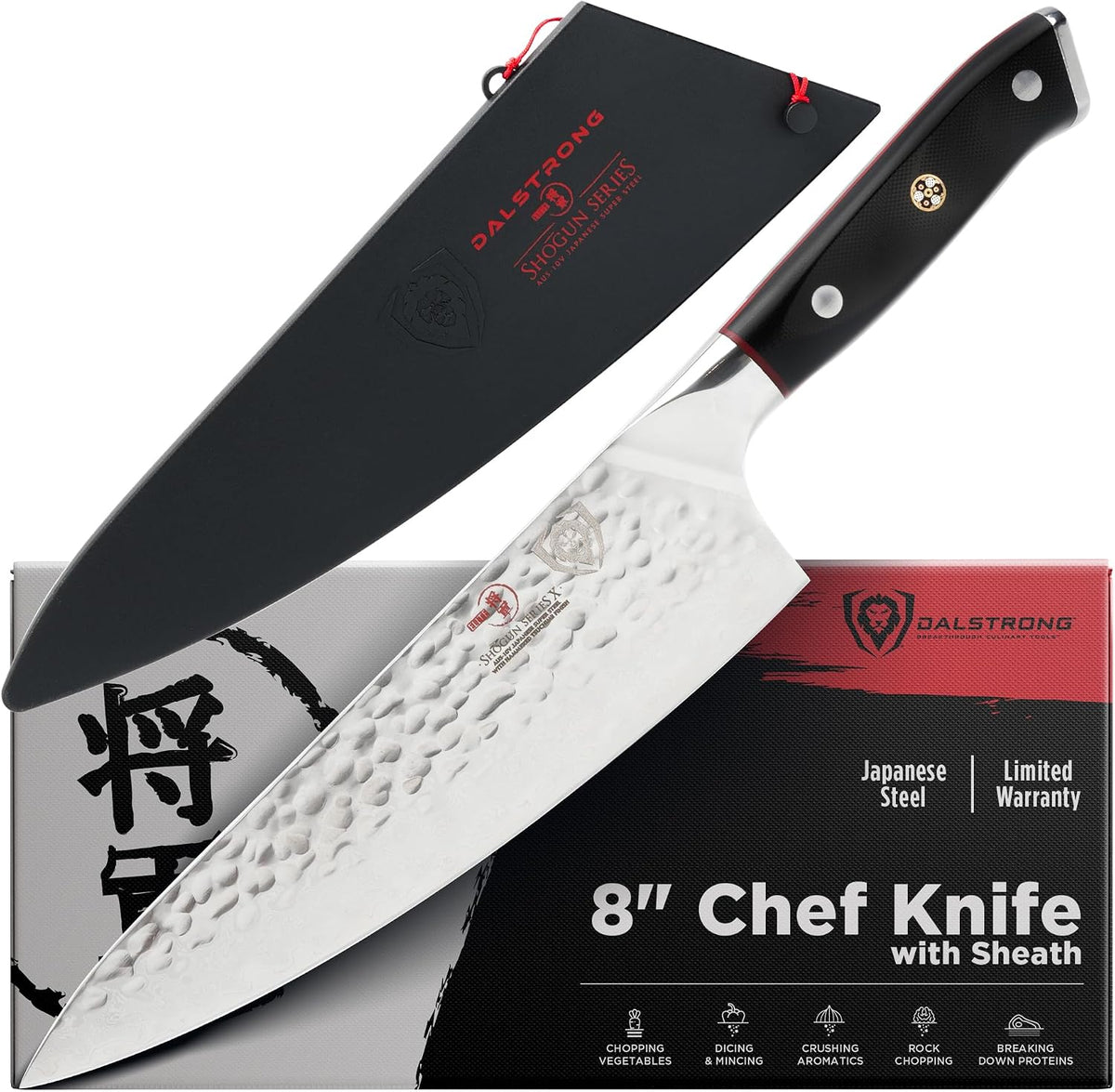 Dalstrong Cuchillo de Chef Profesional - Hoja de 8" - Serie Sho...