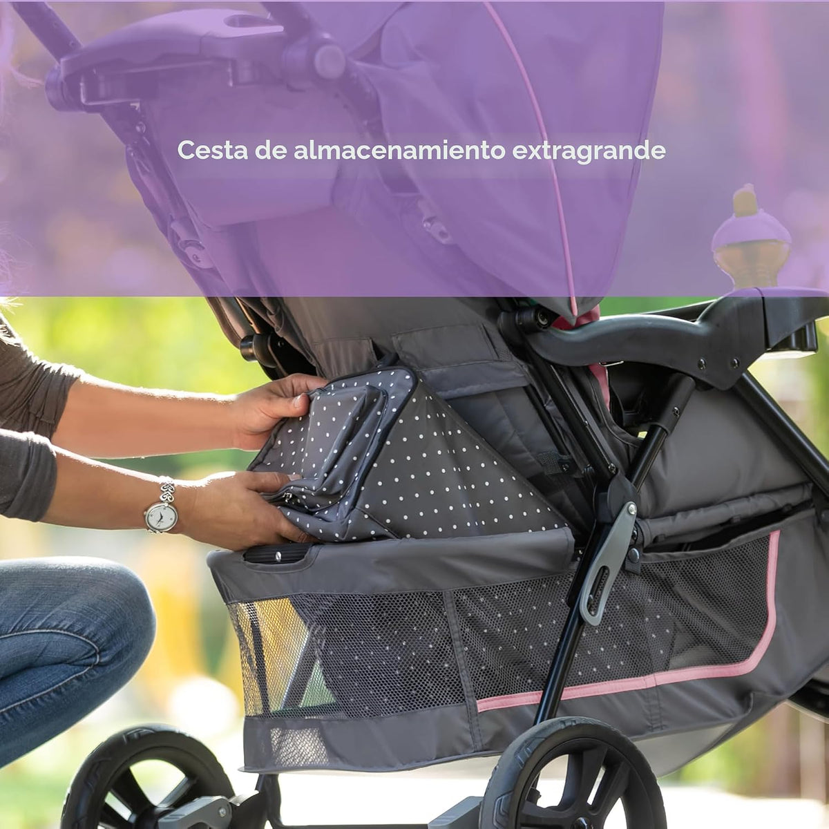 Sistema de viaje Baby Trend EZ Ride con asiento infantil EZ-Lift™ p...