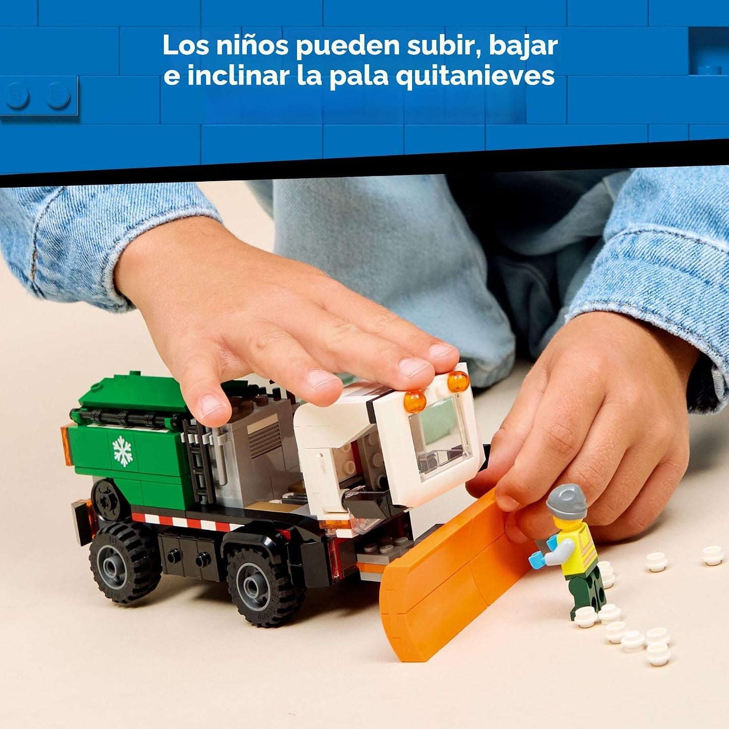 LEGO City Camión Quitanieves de juguete para niños \u2013 Vehículo...