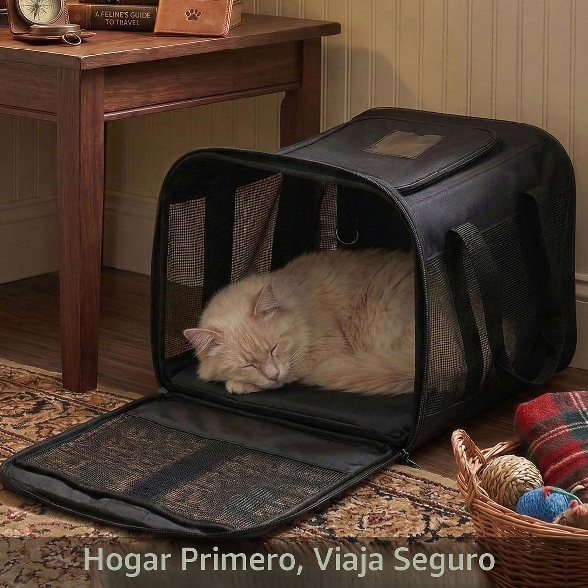 Conlun Transportín para Gatos Aprobado por Aerolíneas, Transportín...