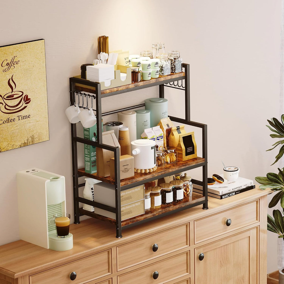 Organizador Grande de Encimera de Cocina de 23.6"W, Organizador...