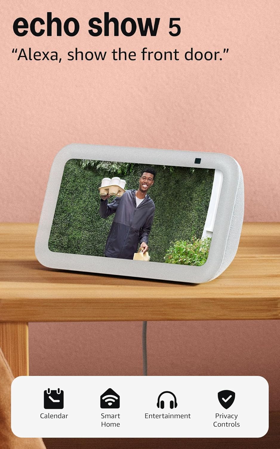 Amazon Echo Show 5 (modelo más reciente), Pantalla inteligente con...