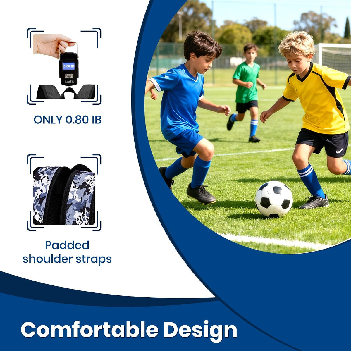 Hsmihair - Mochila de fútbol juvenil - Mochila para fútbol y balonc...