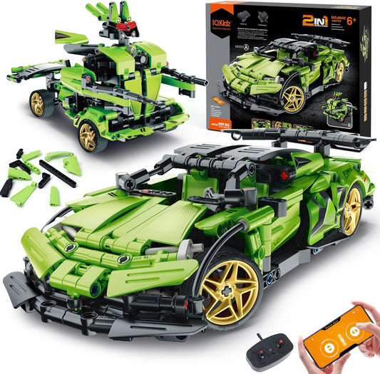 IQKidz Kit de bloques de construcción STEM para niños - Auto de car...
