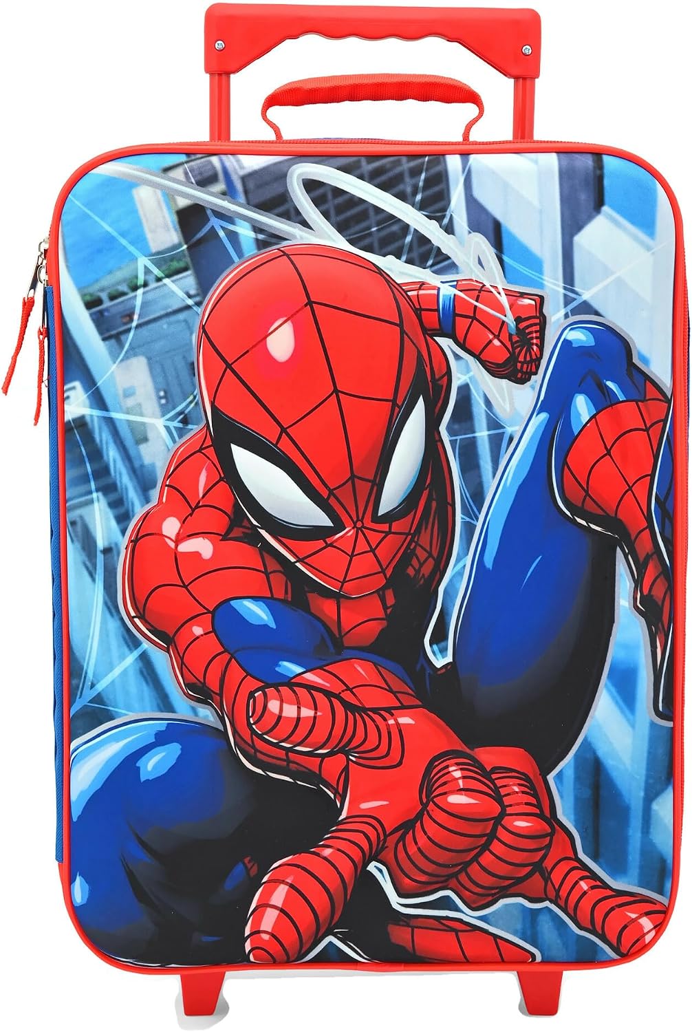 Fast Forward Spiderman - Maleta suave de 16 pulgadas para niños, bo...