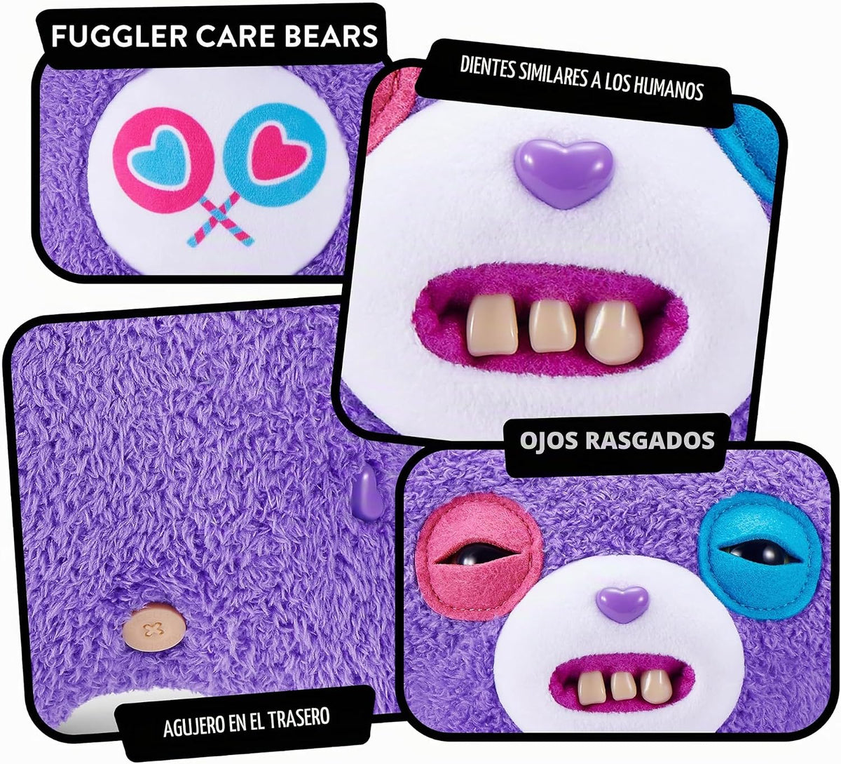 Fuggler Care Bears Juguete de Peluche de 9 Pulgadas (Share Bear) po...