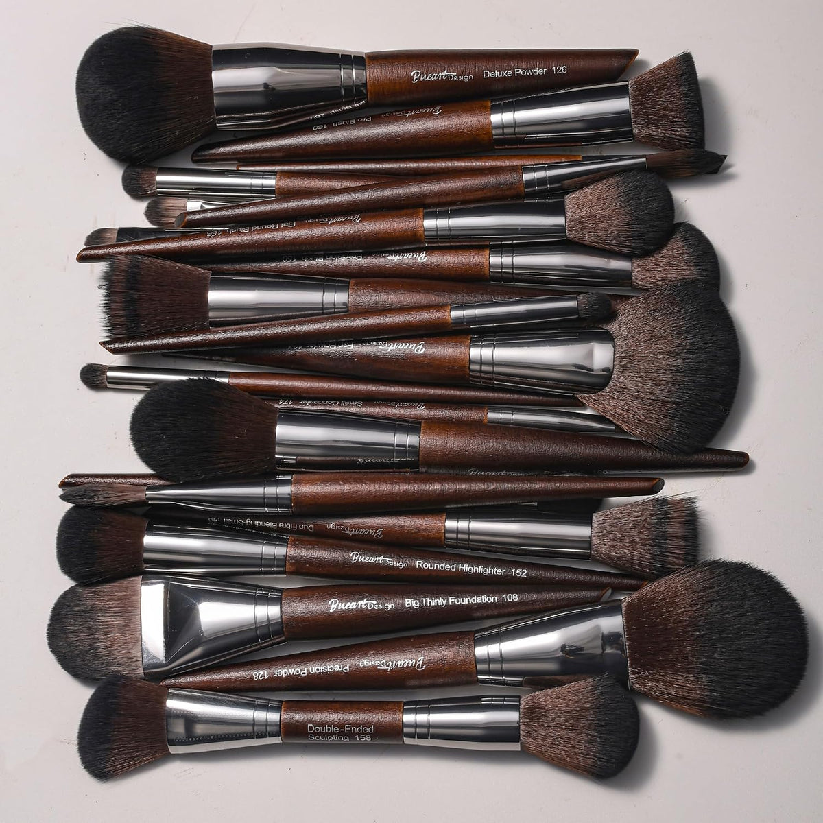 Bueart Design Juego de 38 brochas de maquillaje profesional con sop...