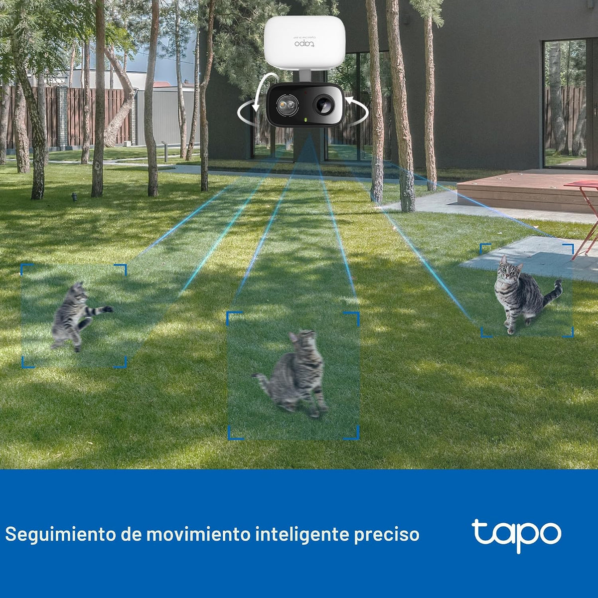 Tapo 2K interior\/exterior Pan\/Tilt cámara de seguridad con cable,...