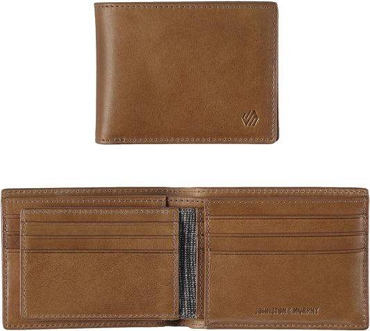 Johnston &amp; Murphy Rhodes Billetera 2 en 1 para hombre, color ma...