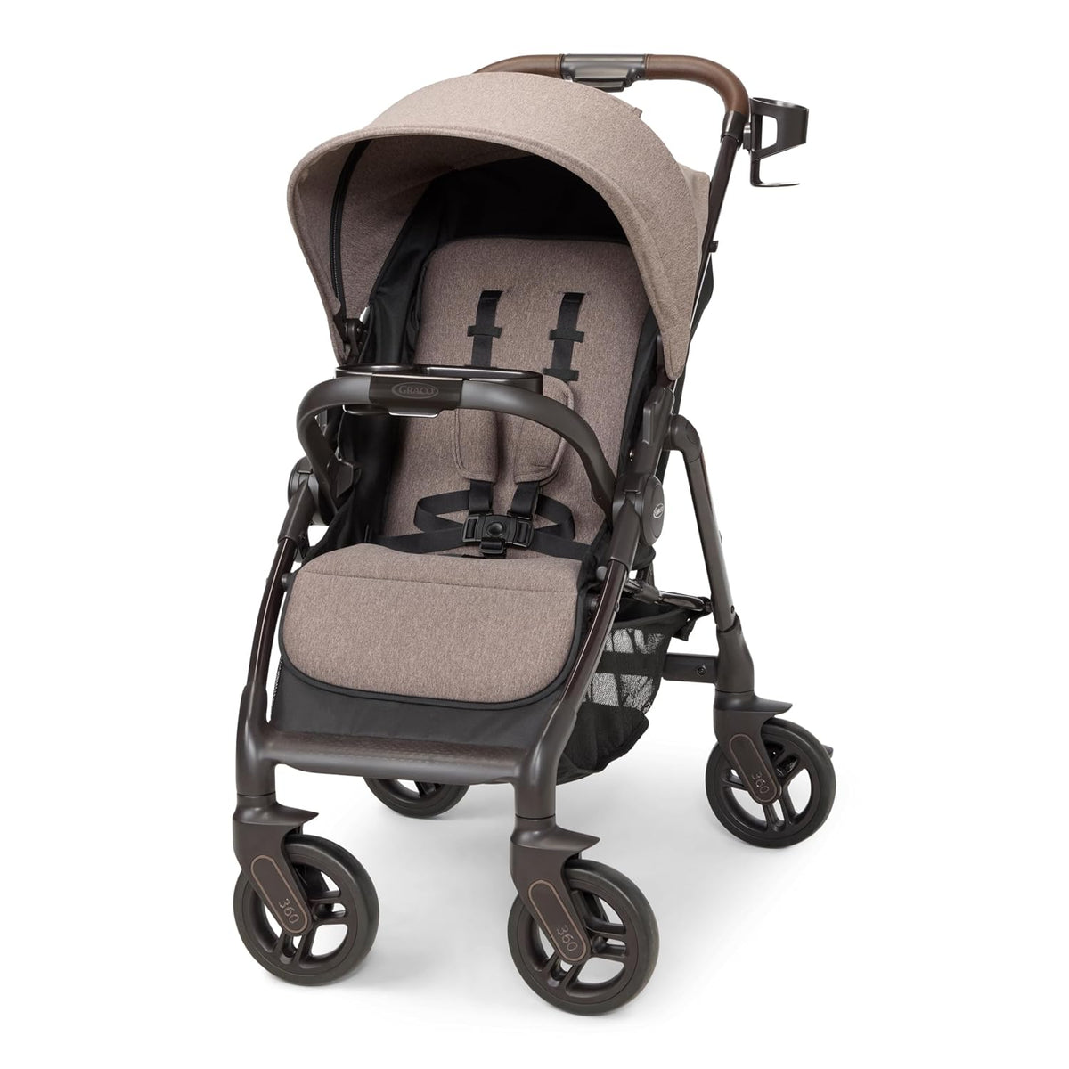 Graco Merge Stroller - Cochecito de bebé con ruedas giratorias y ru...