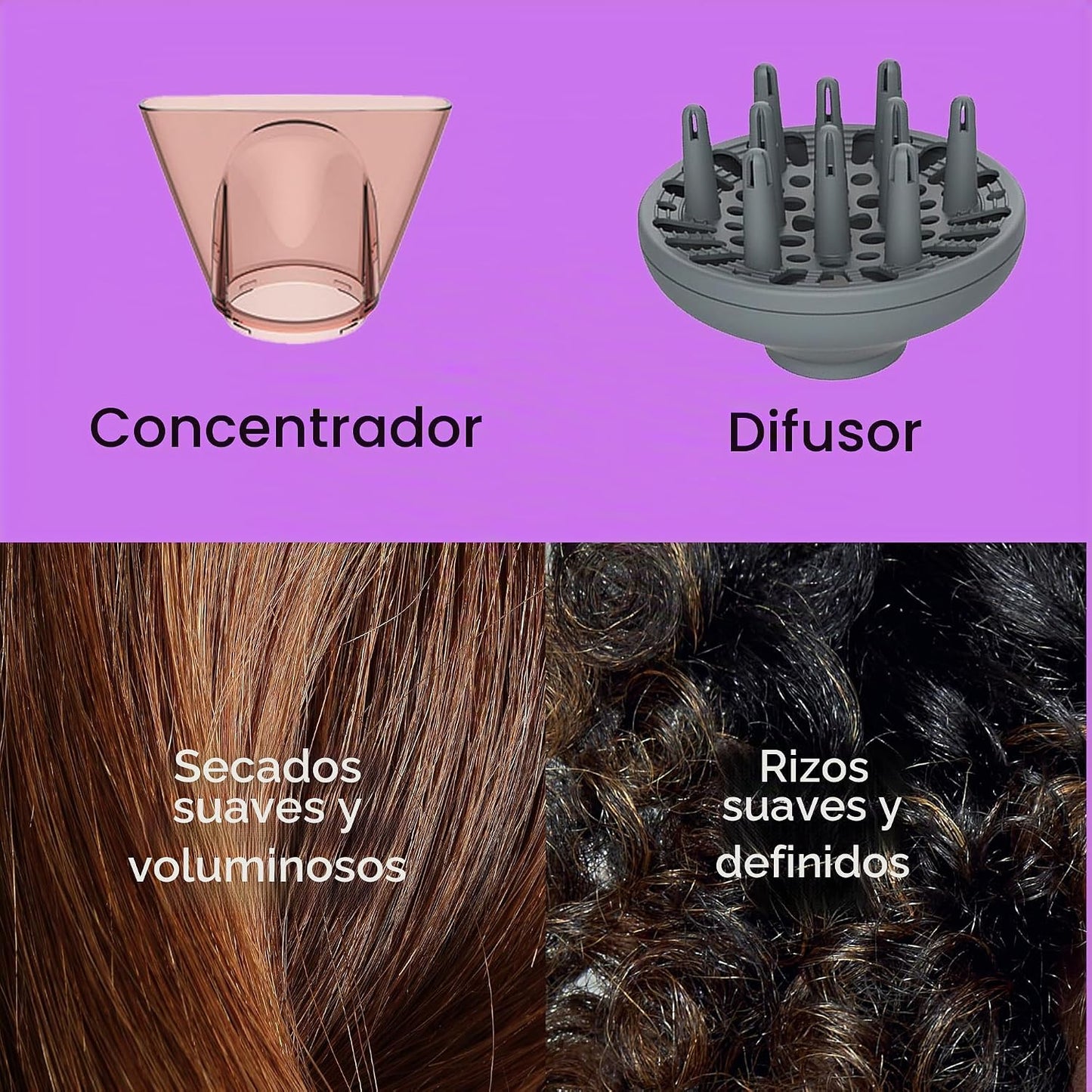 Infiniti PRO Conair ArteBella - Secador de pelo italiano con difuso...