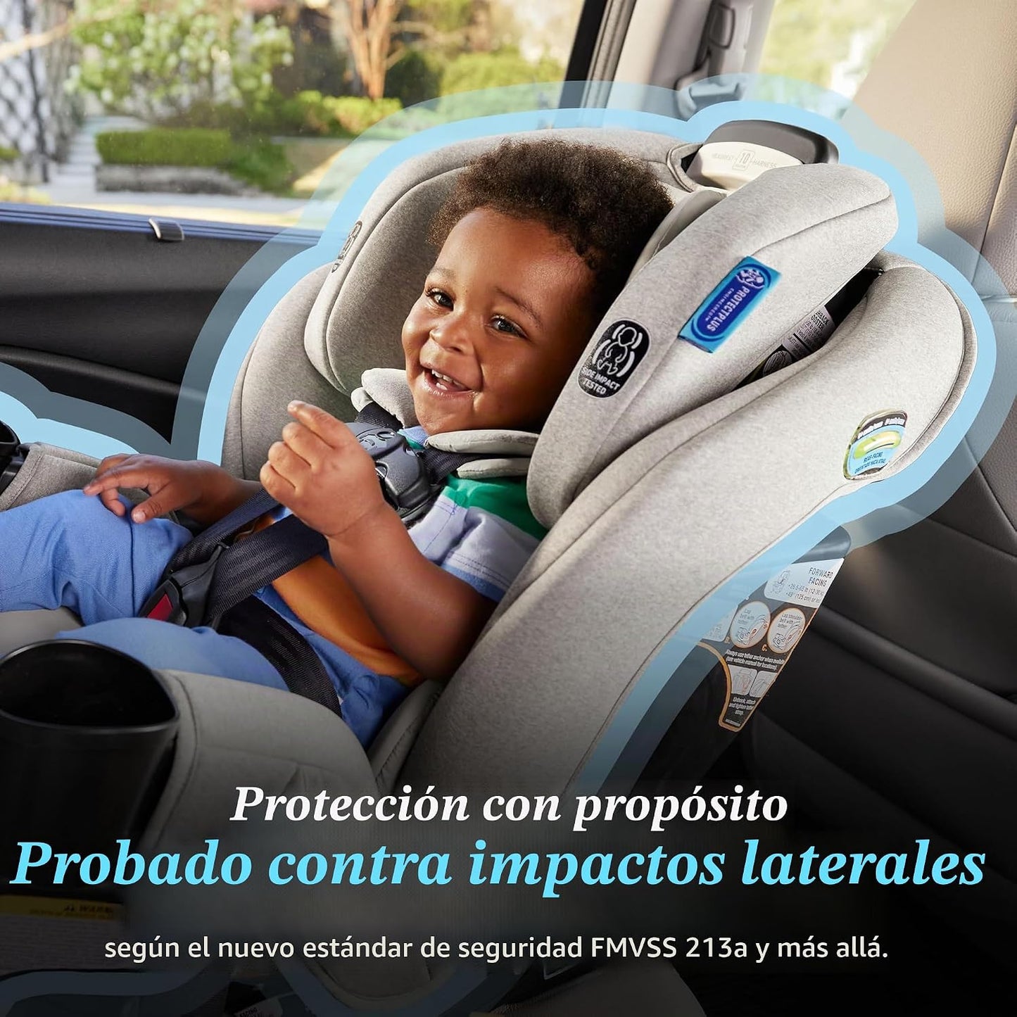 Graco Extend2Fit 3 en 1 Asiento de coche convertible para bebé, ori...