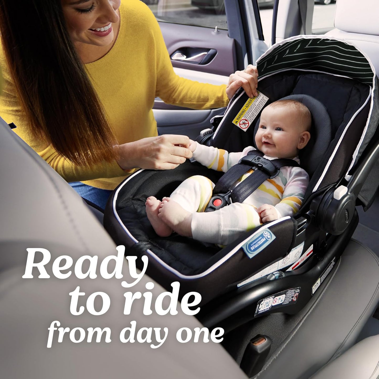 Graco SnugRide Lite LX - Asiento de automóvil para bebé, asiento tr...