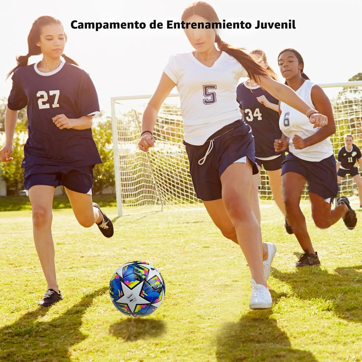 XAVOLENT Balón de fútbol profesional Tamaño 5,4 | Pelota de entrena...