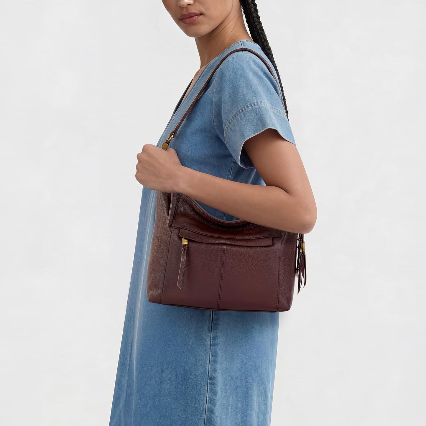 The Sak Alameda Hobo Bag \u2013 Bolso de mano grande de cuero de pr...