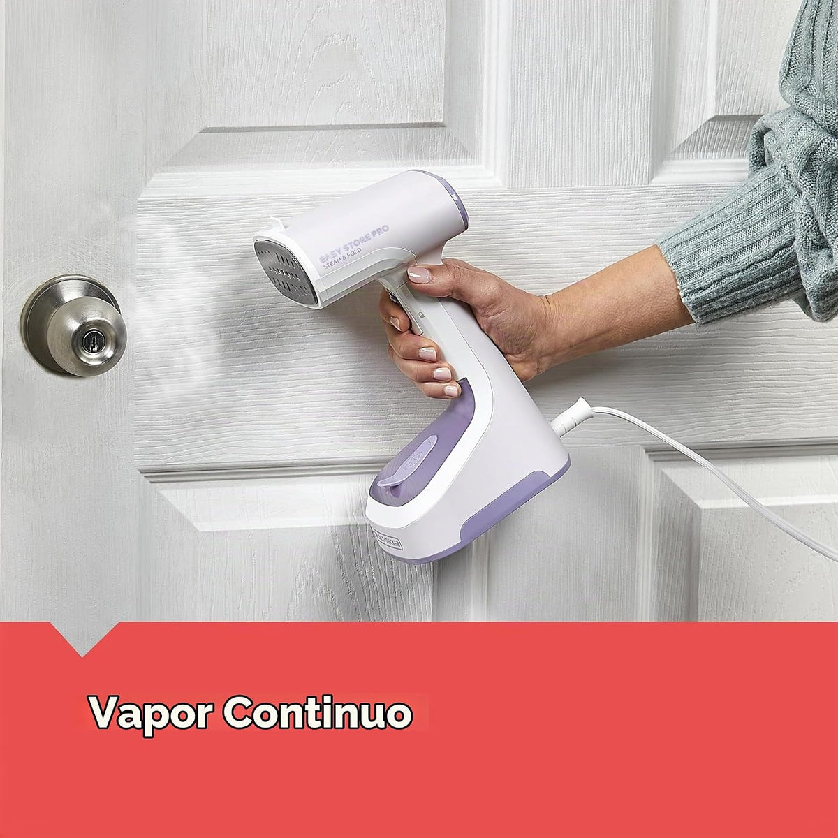 BLACK+DECKER Easy Store Pro Vaporizador plegable, GS0311-0PD, calen...