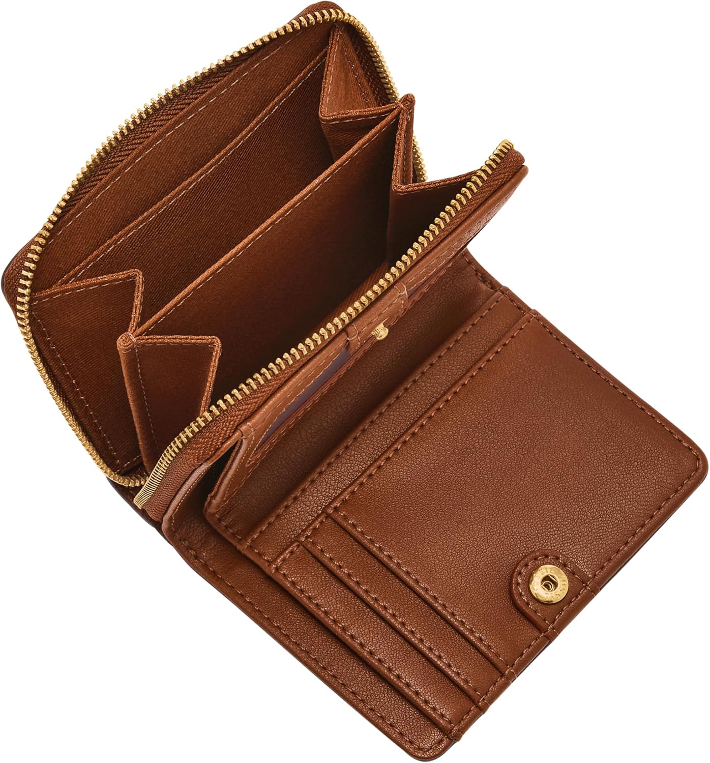 Fossil Cartera plegable multifunción Logan de piel con bloqueo RFID...