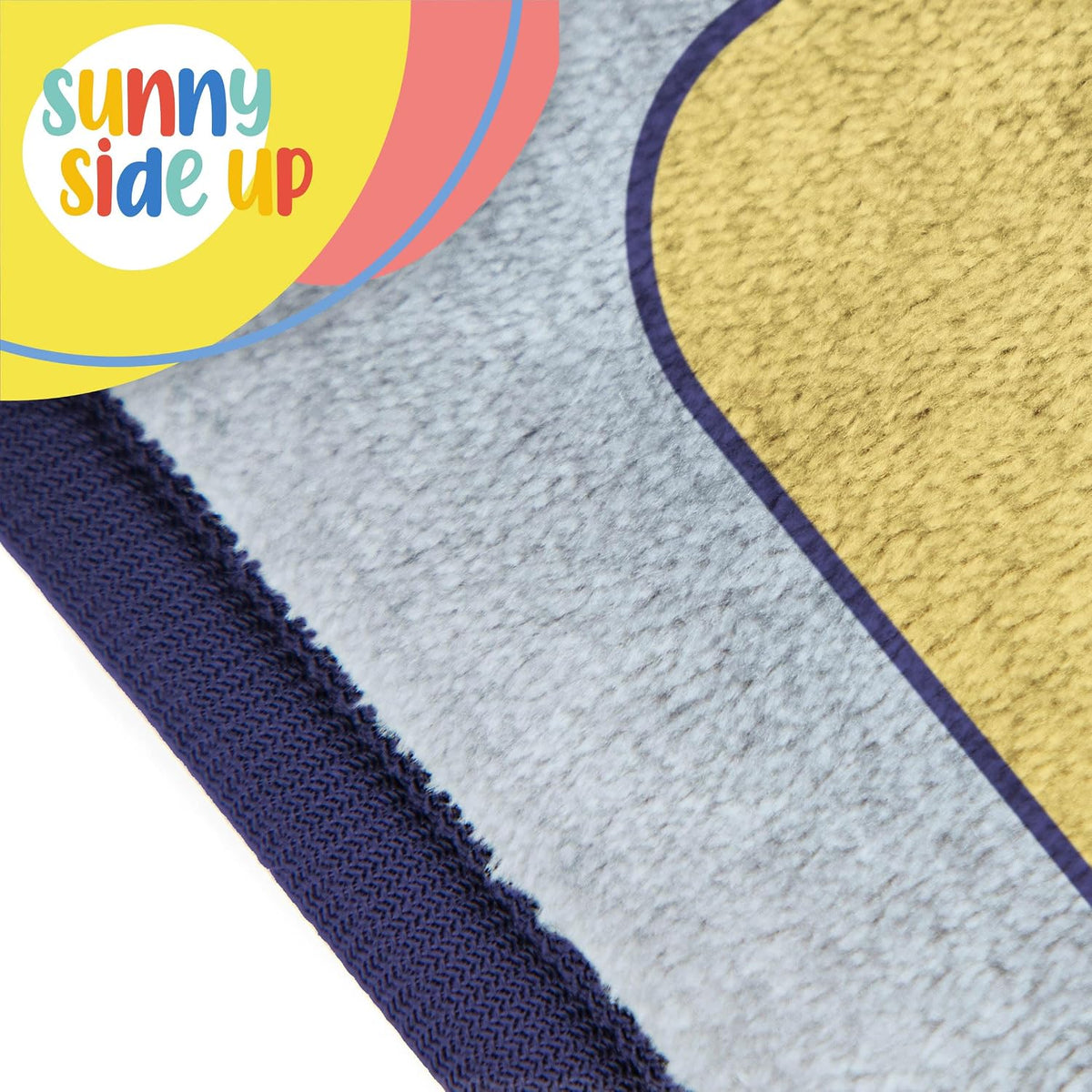 Sunny Side Up Bluey &amp; Friends - Manta de felpa para niños, mide...