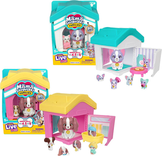 Little Live Pets Paquete de juego de casa para perros, colección Ma...