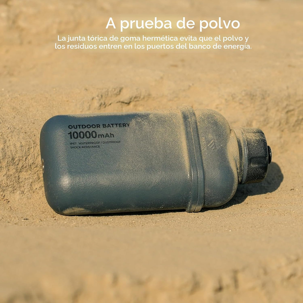 ELECOM NESTOUT Banco de Energía Resistente, Cargador para Exteriore...