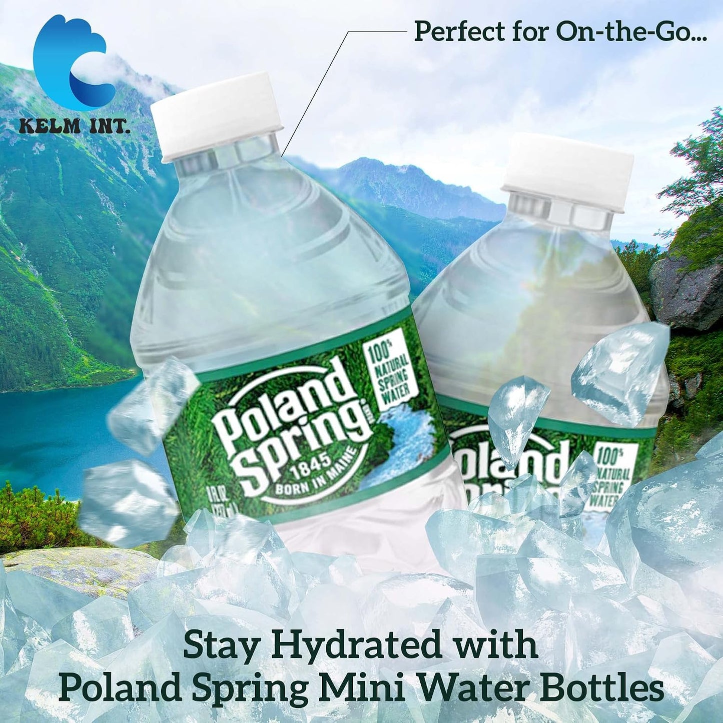 Poland Spring - Mini botellas de agua de 8 onzas \u2013 Paquete de...