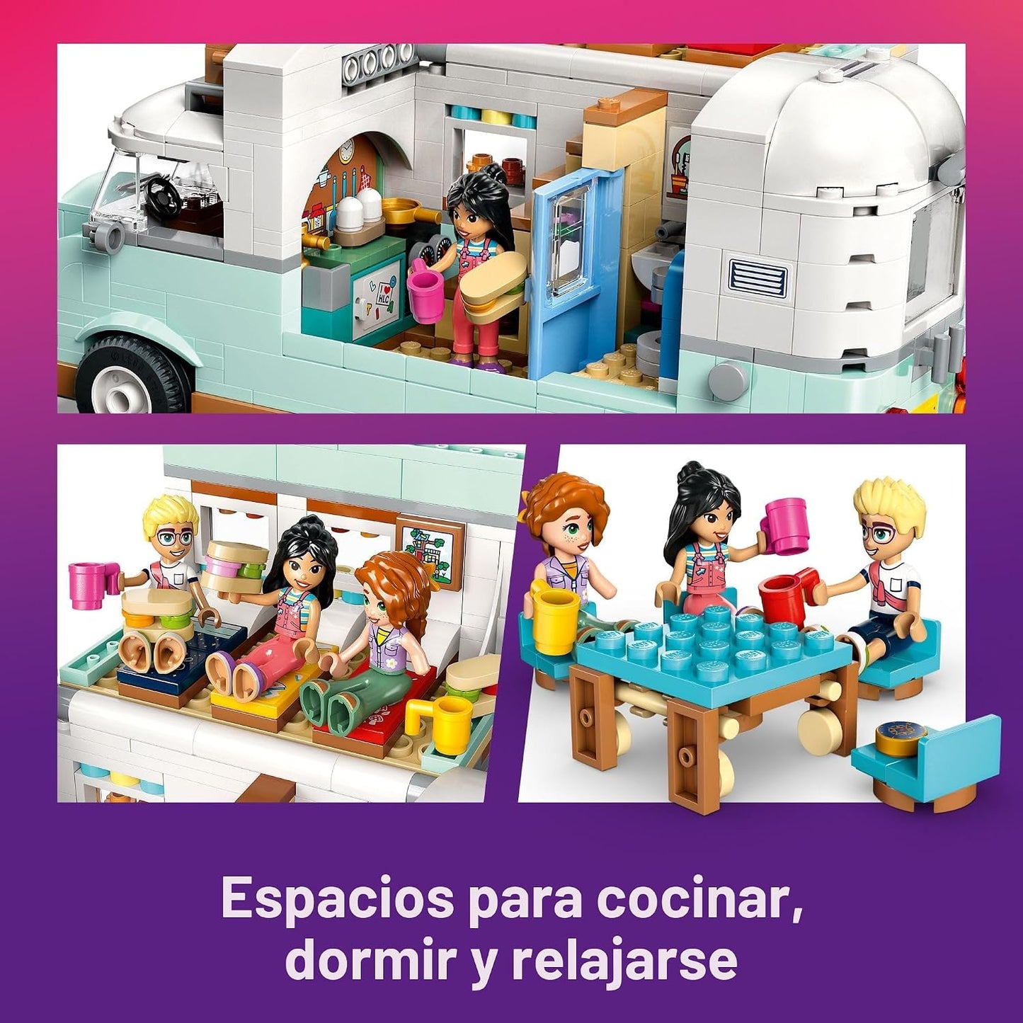LEGO Friends Juego de Construcción de Autocaravana de Amistad - Jue...