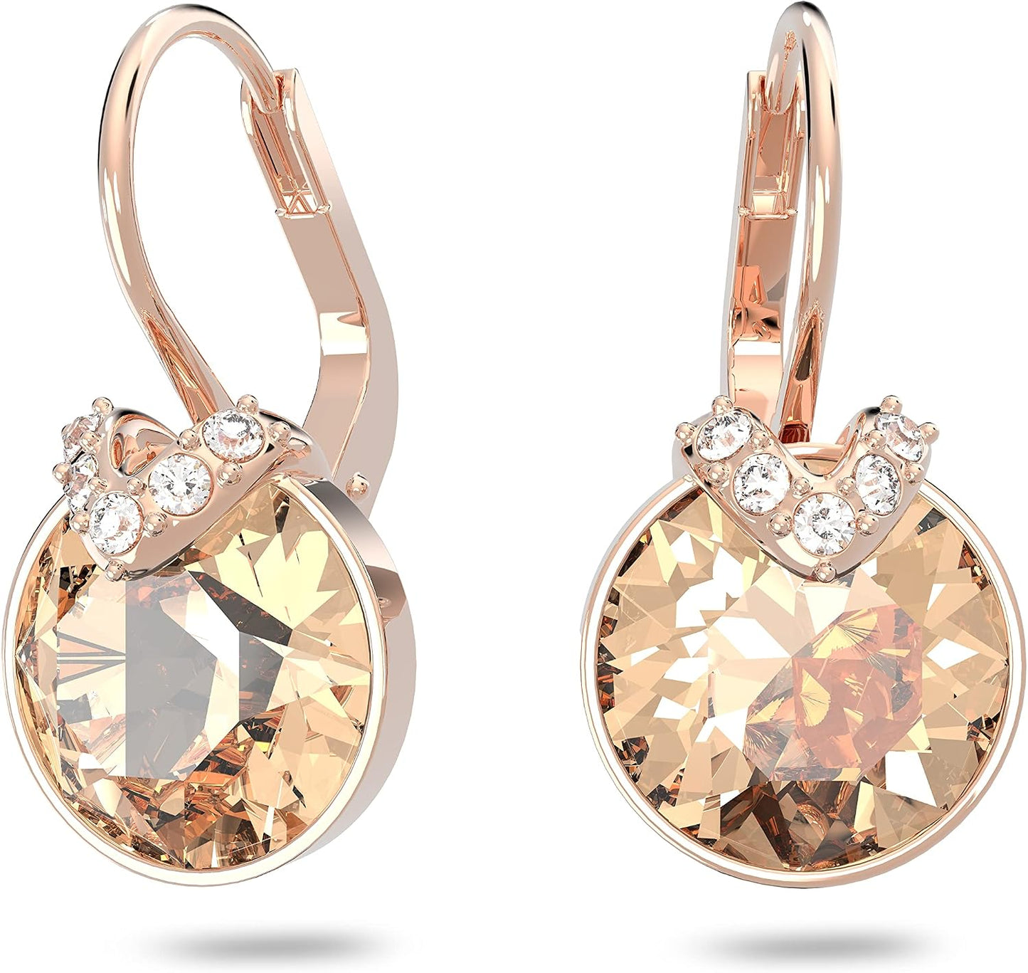 Pendientes de cristal Swarovski Bella V, cristales grises, amarillo...
