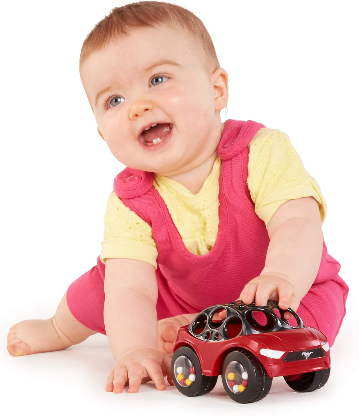 Bright Starts Ford Rattle &amp; Roll Mustang Race Oball Juguete de...