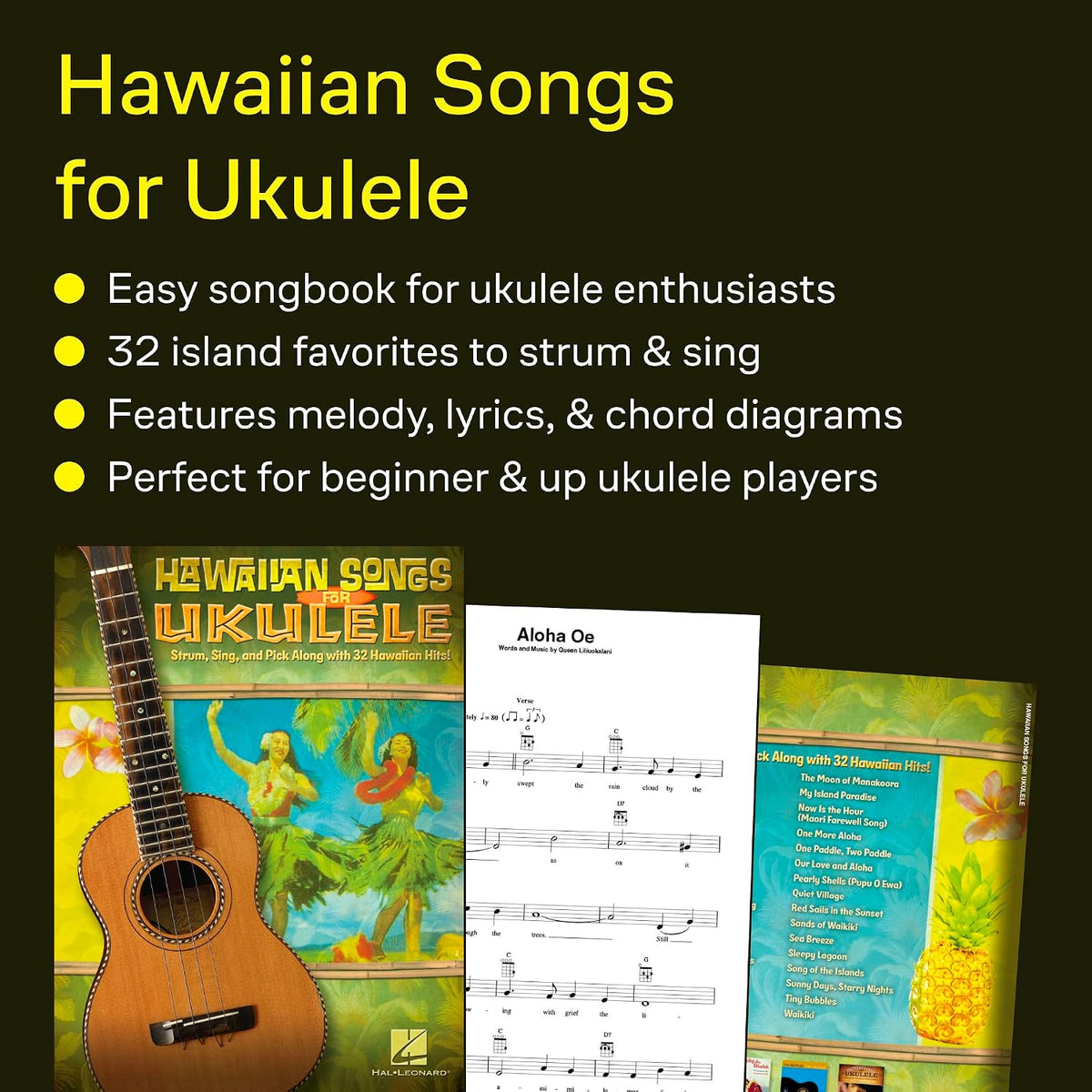 Canciones hawaianas para ukelele | 32 éxitos hawaianos fáciles de r...