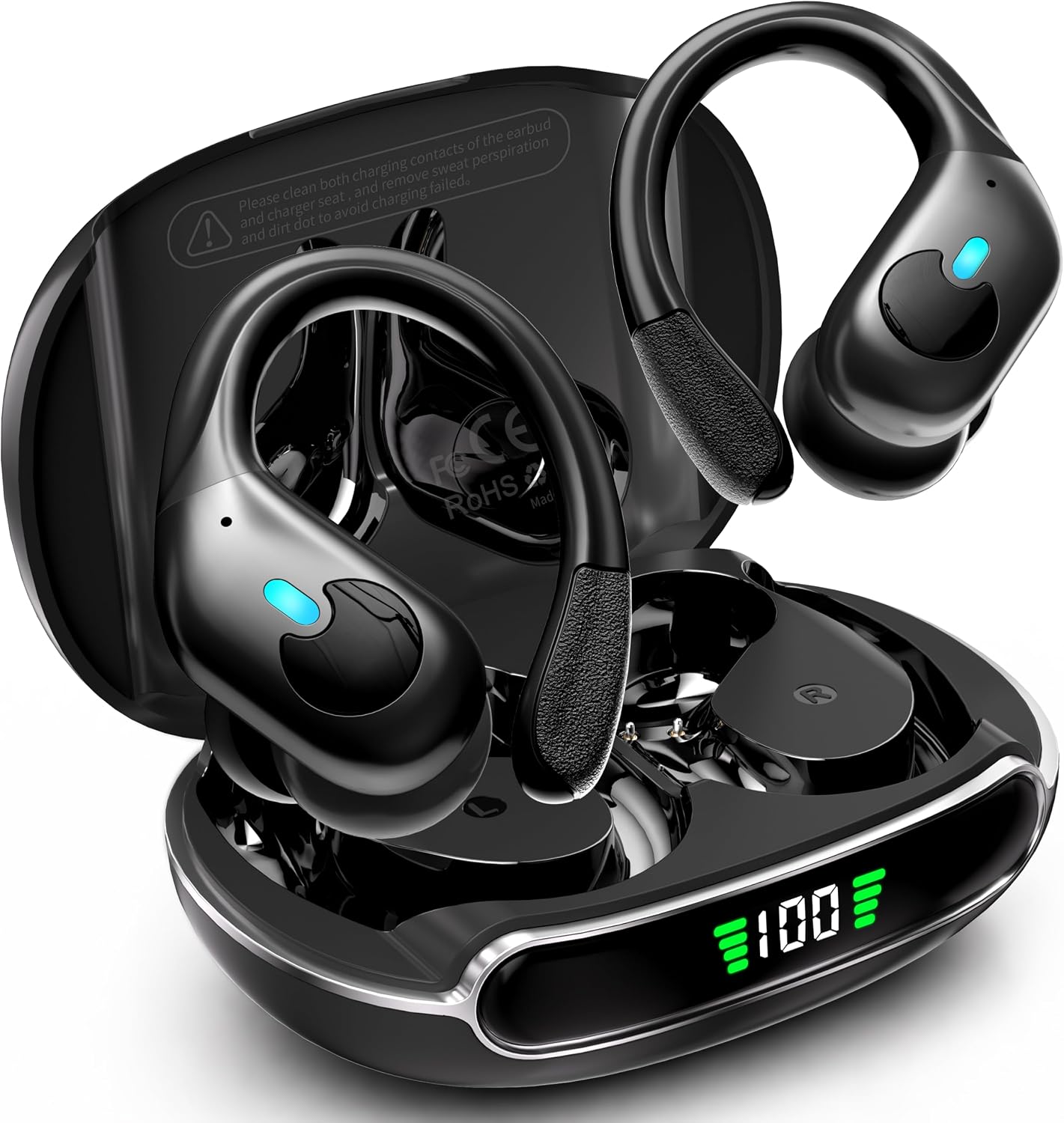Auriculares inalámbricos con cancelación activa de ruido, auricular...
