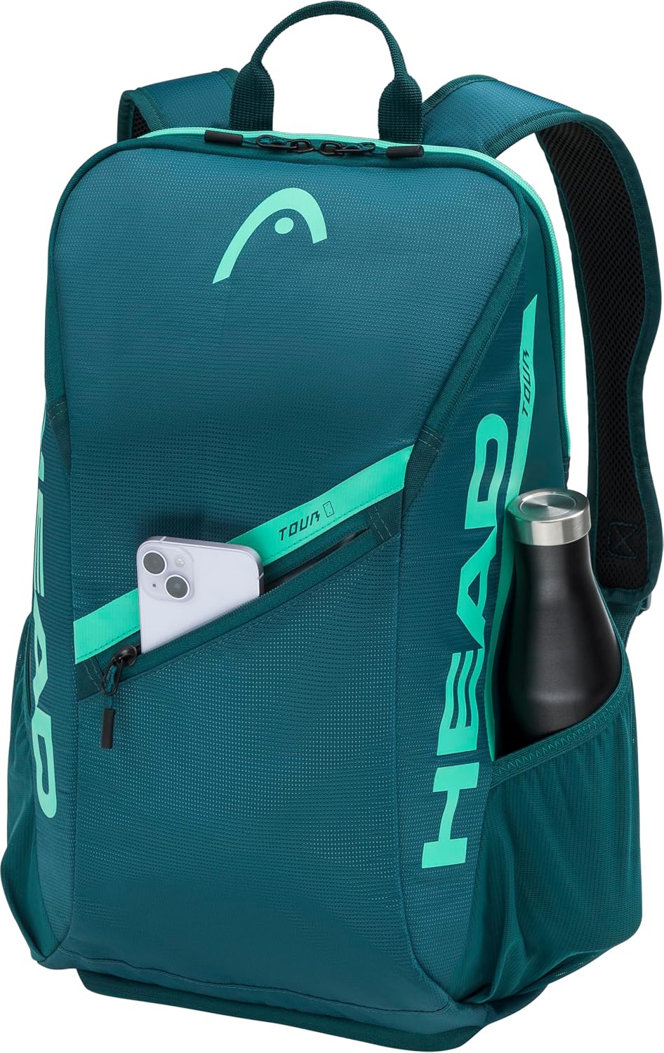 HEAD Mochila de tenis Tour 25L | Capacidad de 2 raquetas