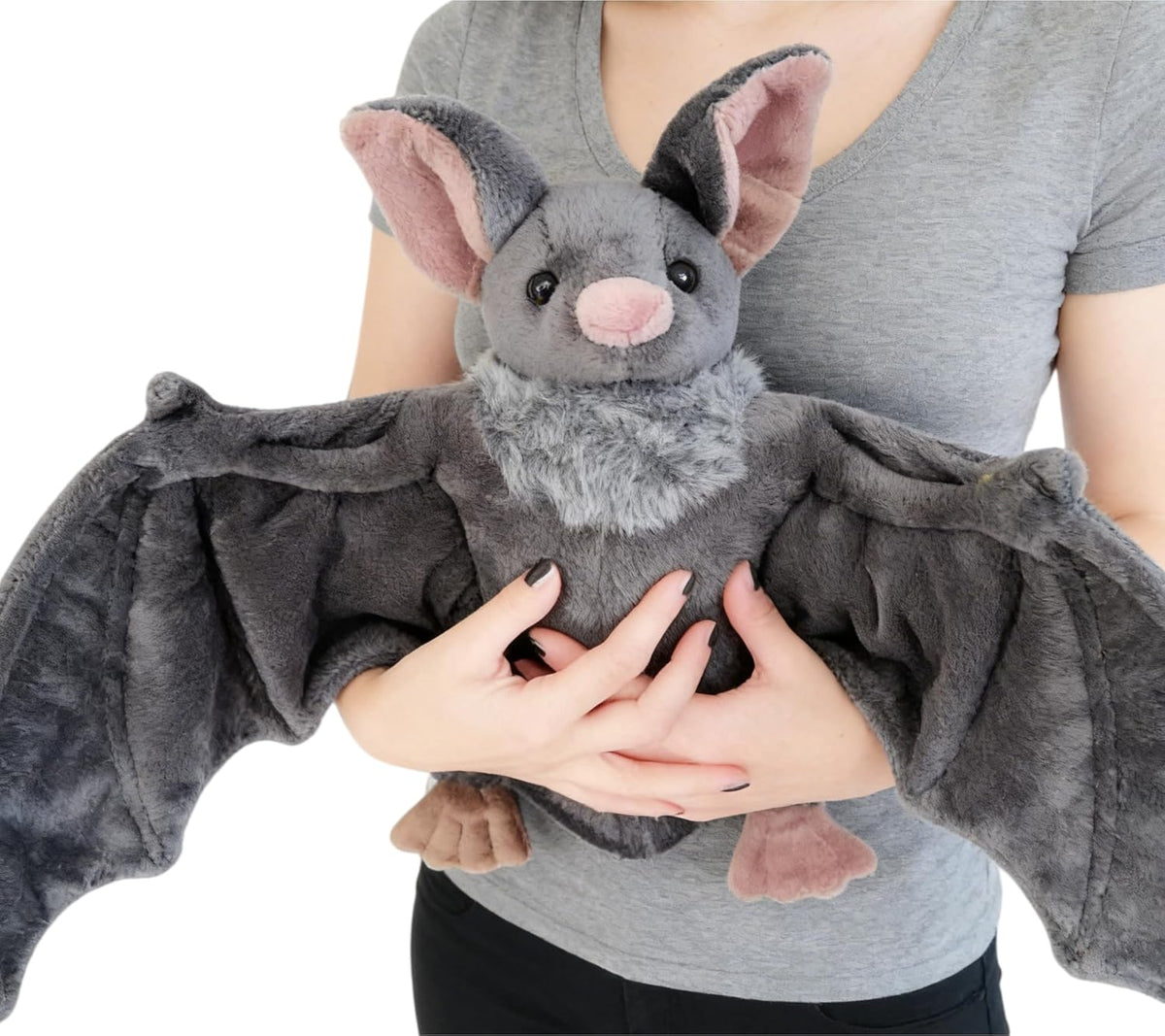 MKTRGOE Peluche de murciélago gótico grande de 22 pulgadas, animal...