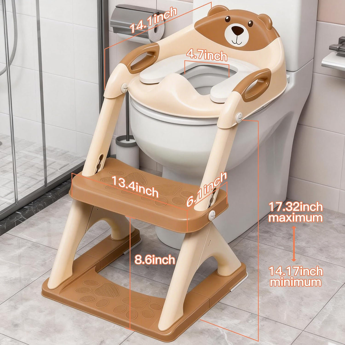 Inodoro de entrenamiento para ir al baño para niños pequeños, asien...