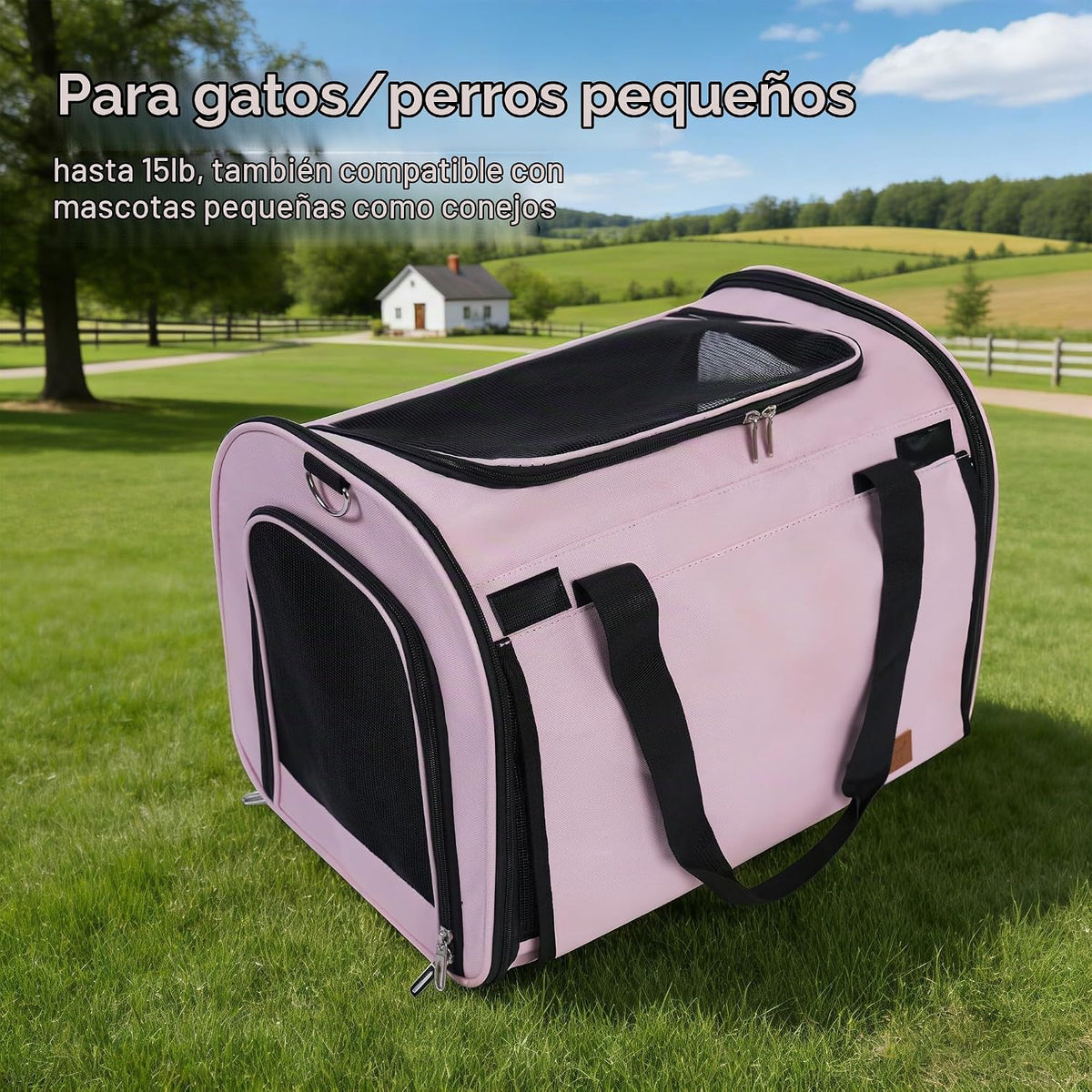 TWDEPART Mochila transportadora para gatos, multifuncional, firme y...