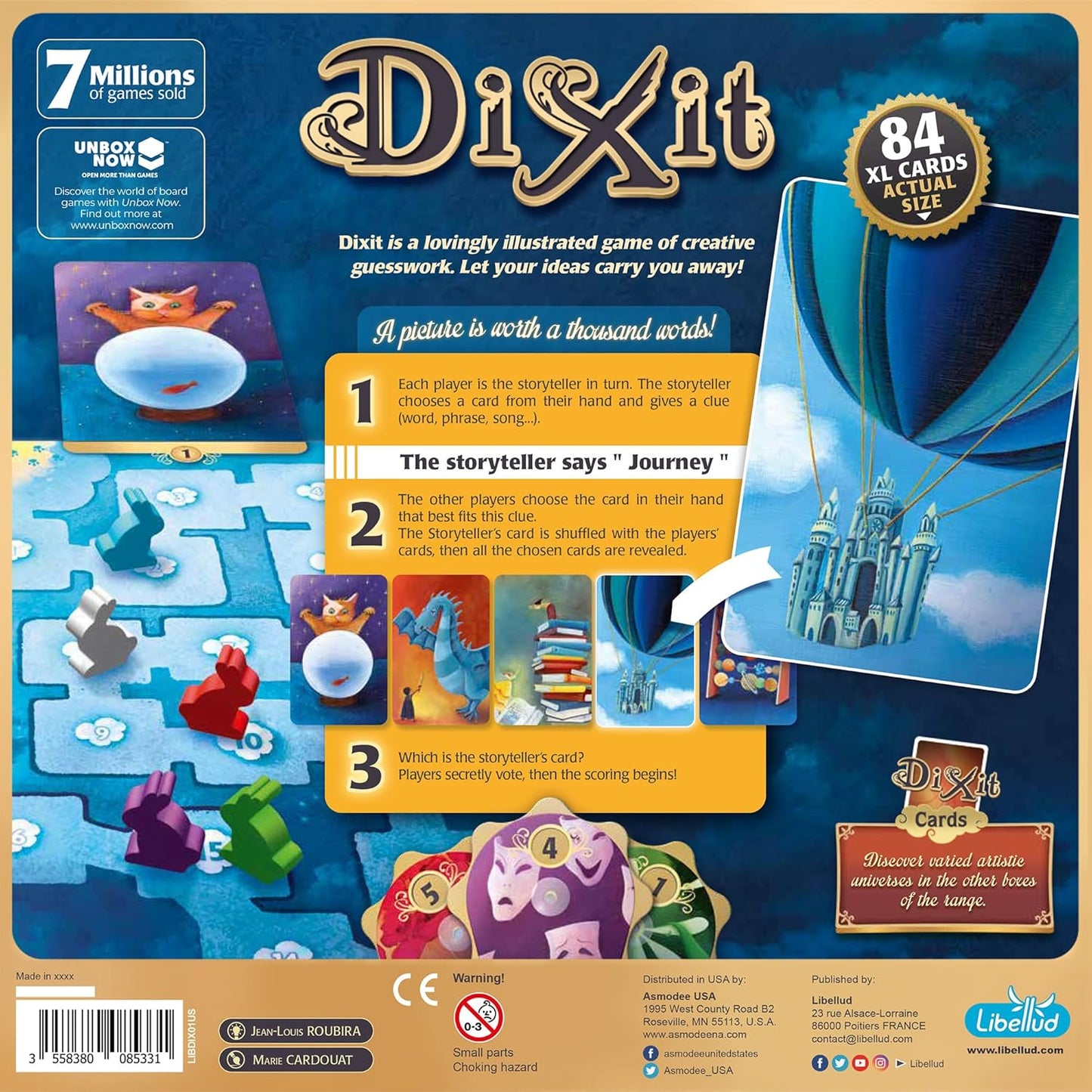 Asmodee - Juego de mesa Dixit (Actualización 2021) - El juego galar...