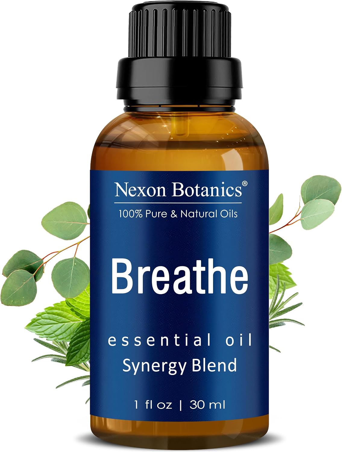 Nexon Botanics Breathe - Mezcla de aceites esenciales, 1.0 onzas lí...