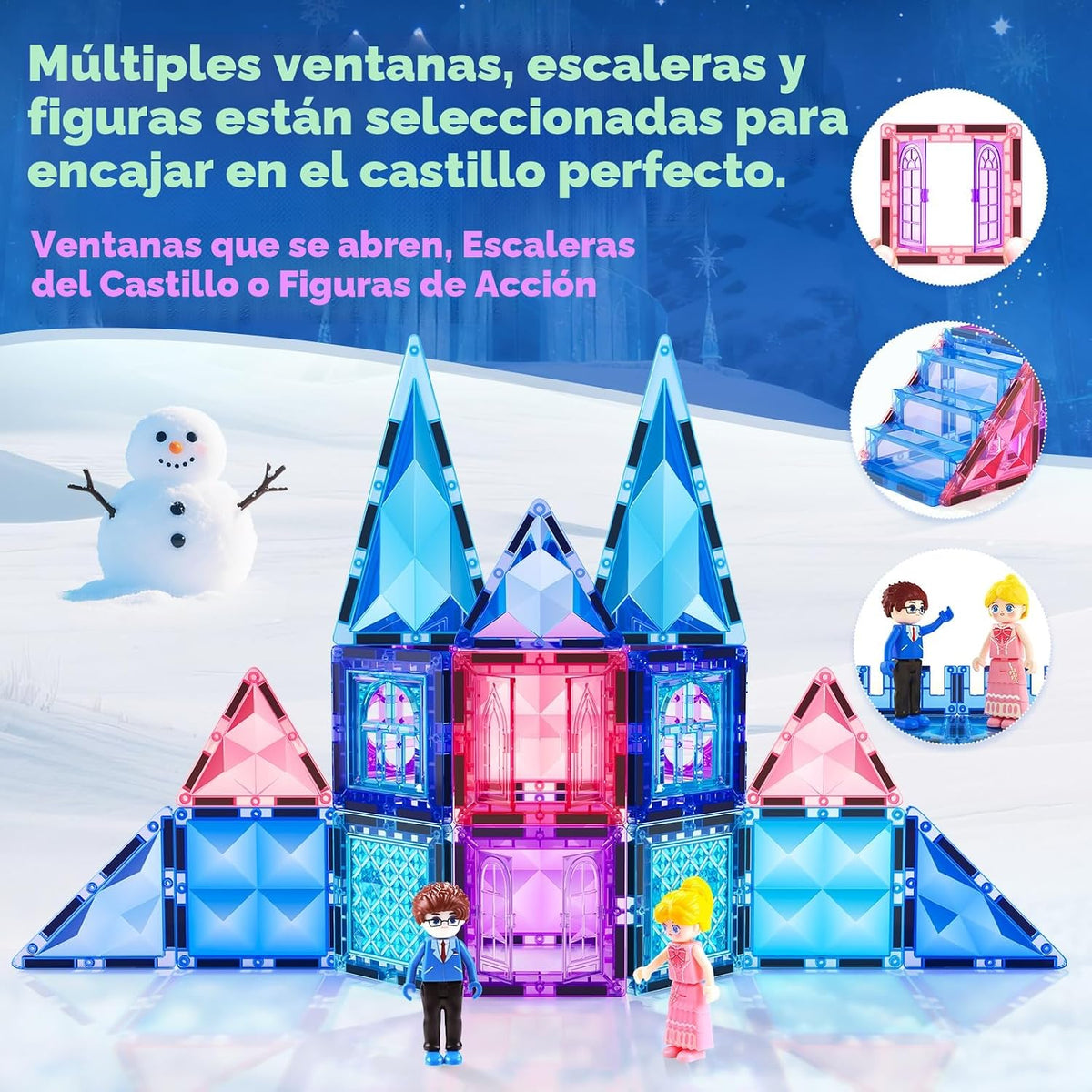 Soyee Bloques de Construcción Magnéticos de Diamante - Juguetes de...