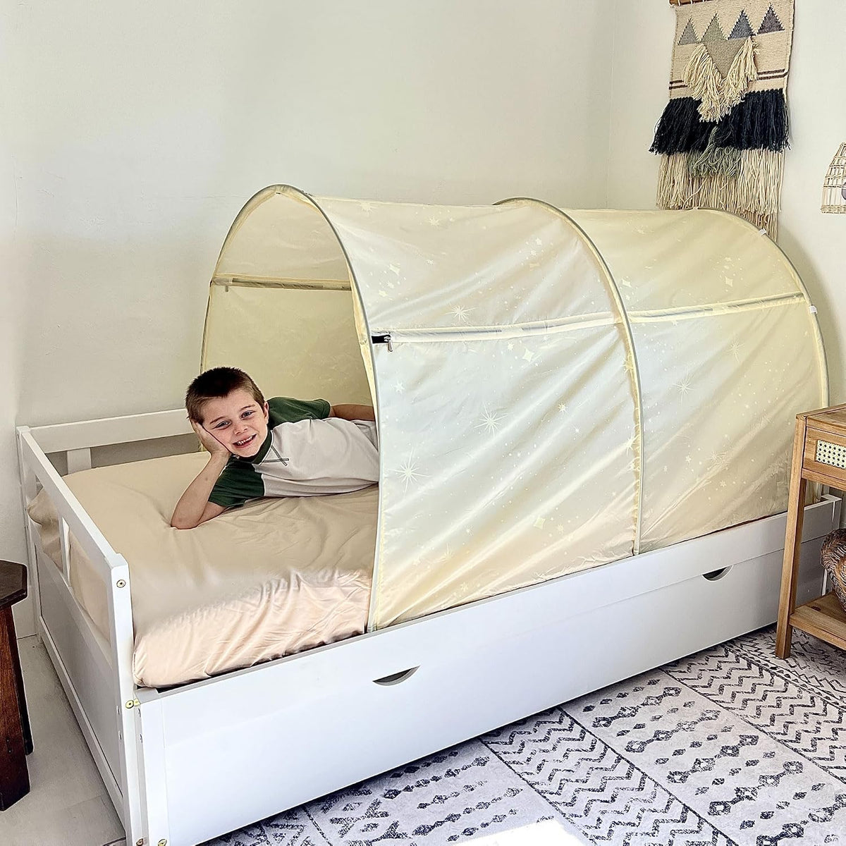 AIR FORT Original DreamFort - Toldo portátil desplegable para cama...