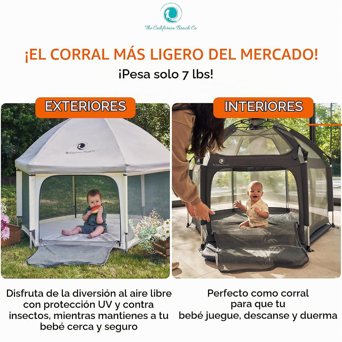 Pop 'N Go Baby Playpen - Tienda de campaña para interiores y ex...