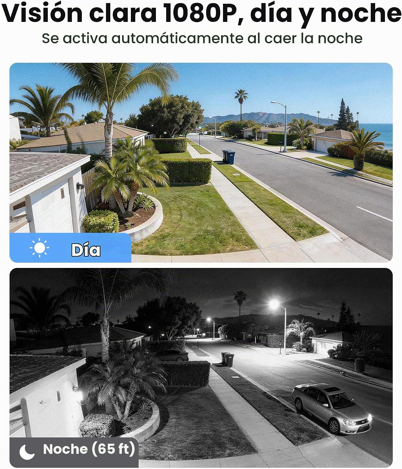 ZOSI Sistema de cámara de seguridad para el hogar 1080P al aire lib...