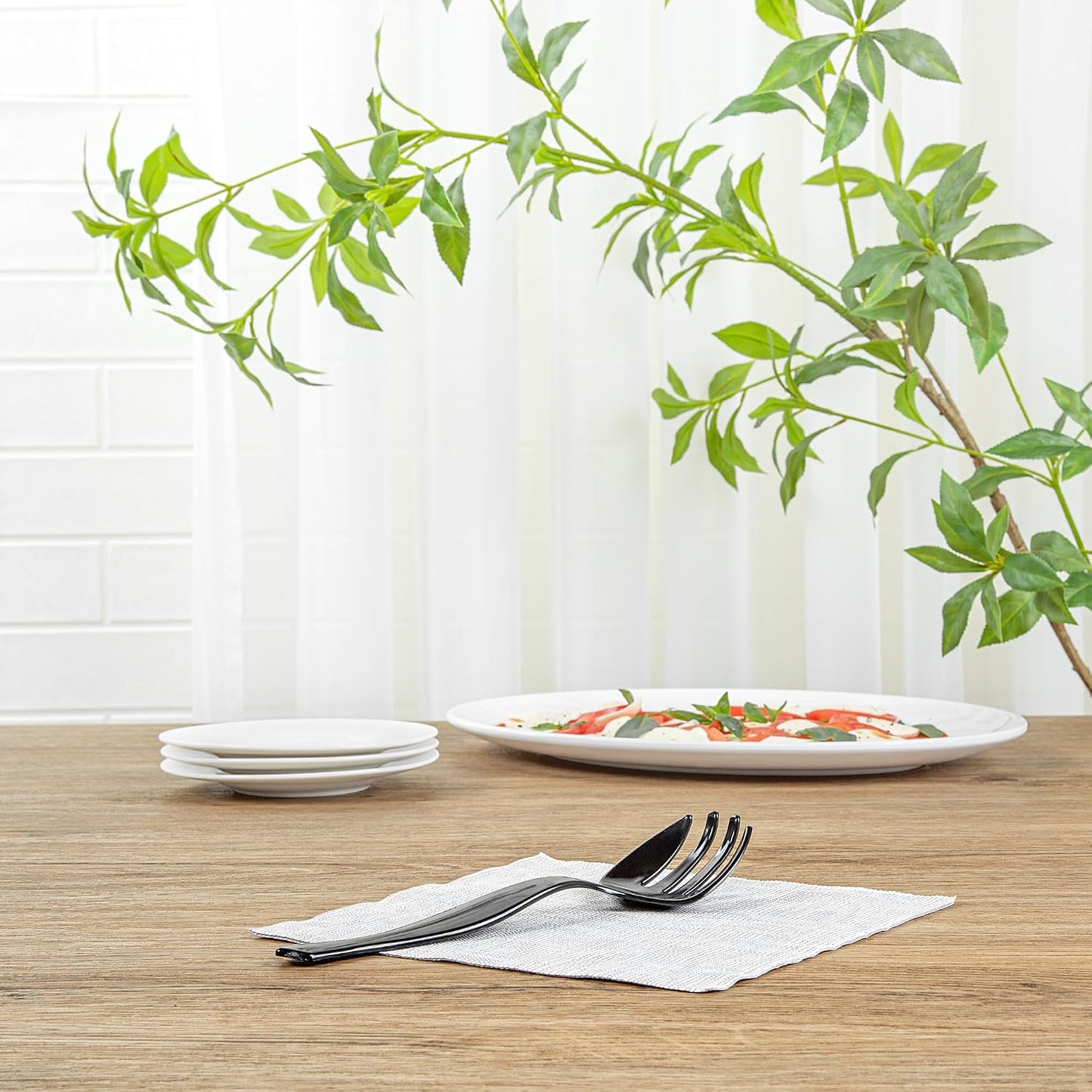 Restaurantware -Cater Tek - Tenedores grandes de 8.5 pulgadas, 100...