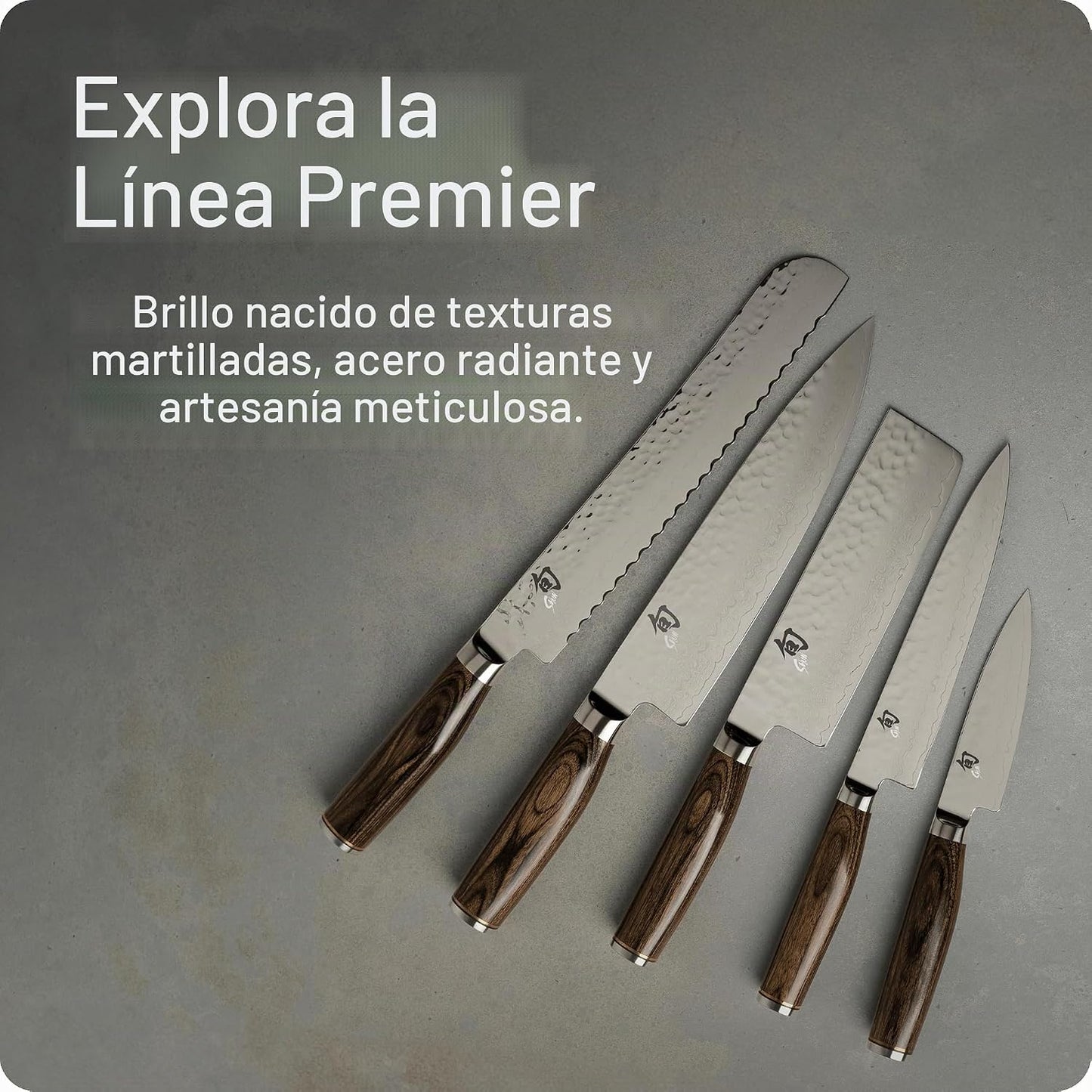 Shun Cutlery Premier - Cuchillo de chef de 10 pulgadas de largo, cu...